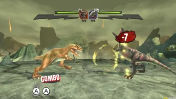 Battle of Giants - Dinosaurs Strike screen shot game playing
